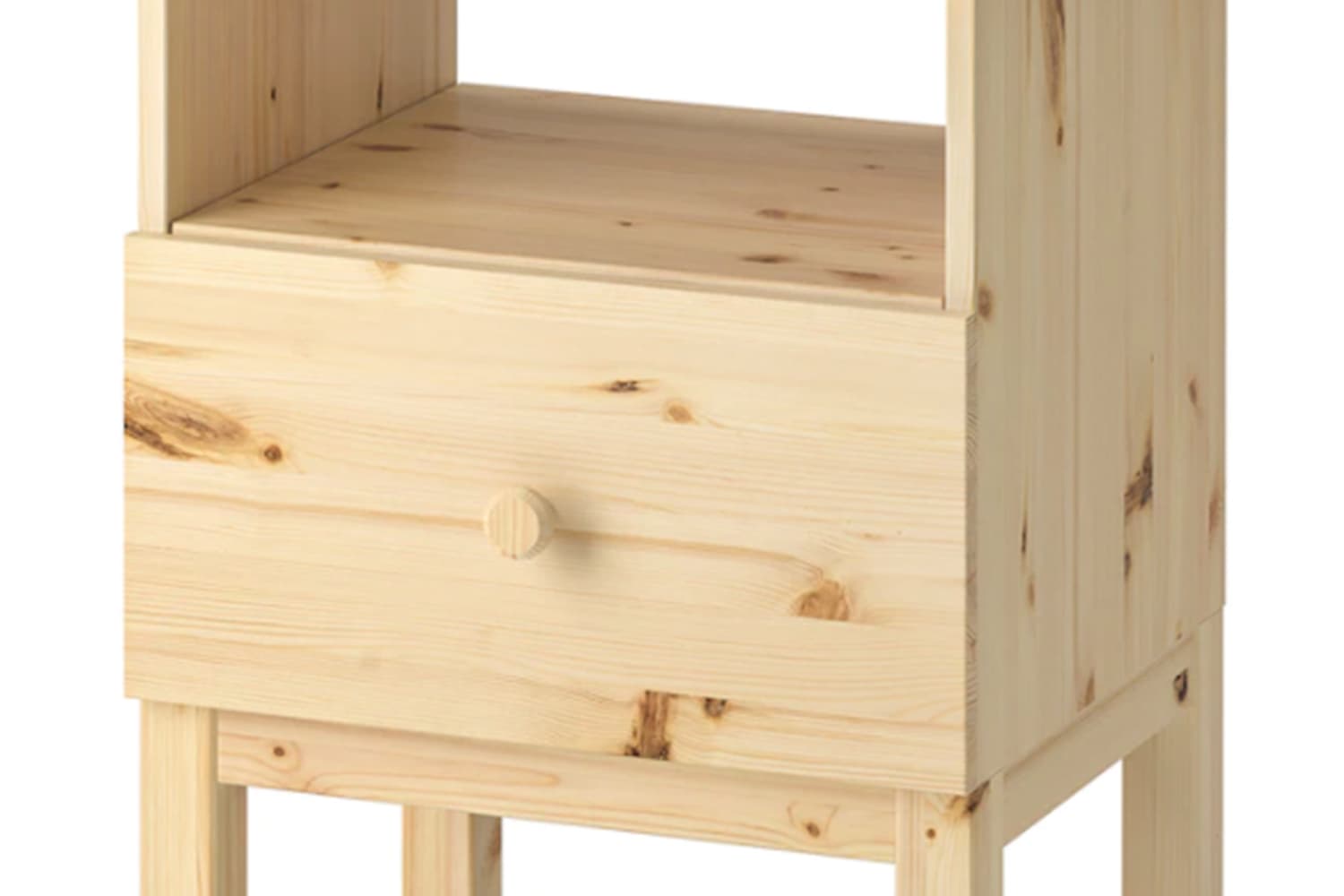 Before and After This DIYer Constructed a Rattan Nightstand Using an